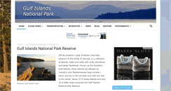 Desktop Screenshot of gulfislandsnationalpark.com