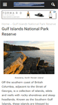 Mobile Screenshot of gulfislandsnationalpark.com
