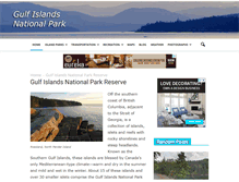 Tablet Screenshot of gulfislandsnationalpark.com
